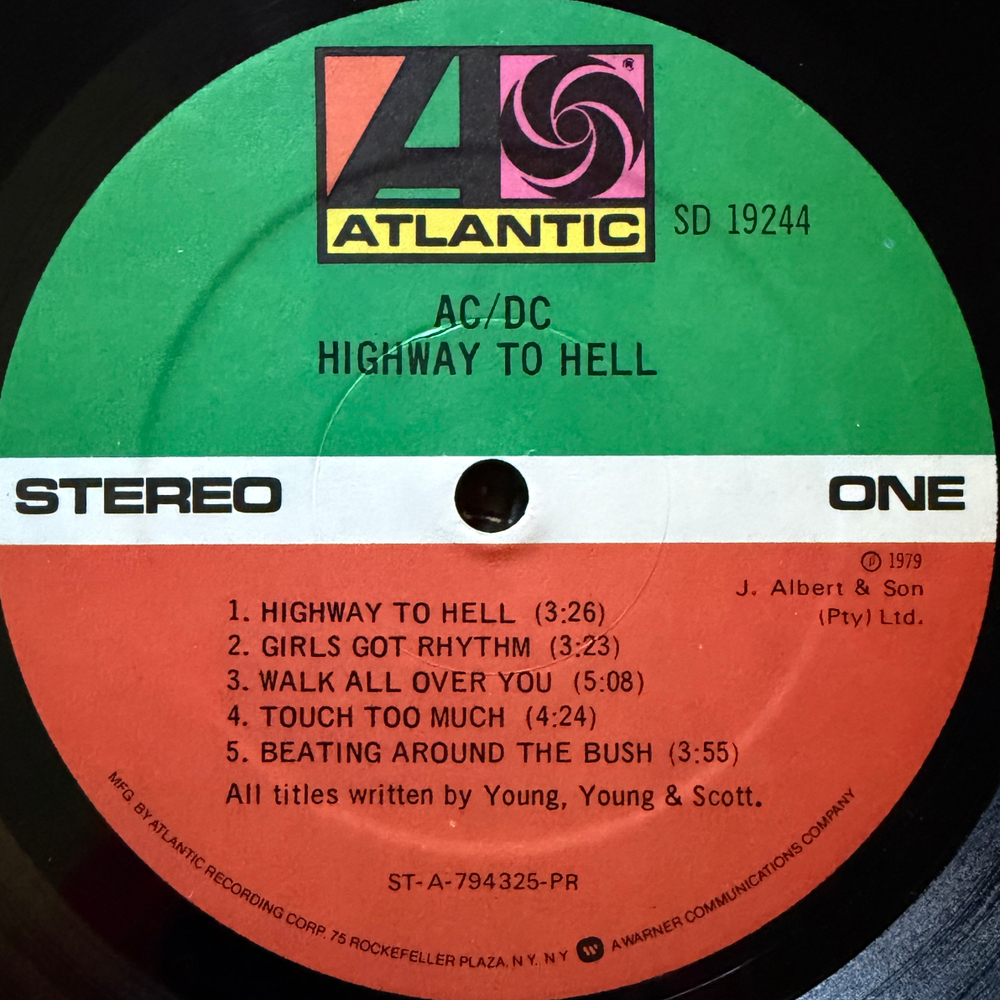 AC/DC ‎– Highway To Hell (США 1979г.)