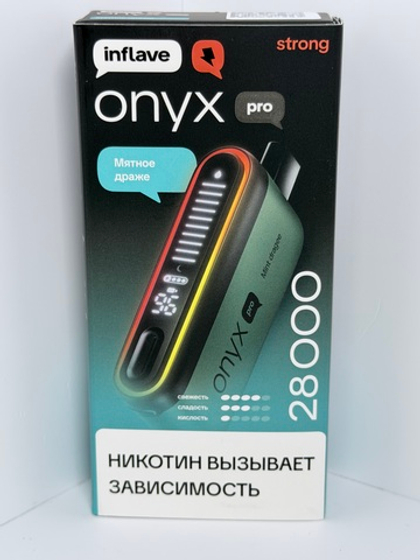 Inflave Onyx Pro 28000 Strong Мятное Драже