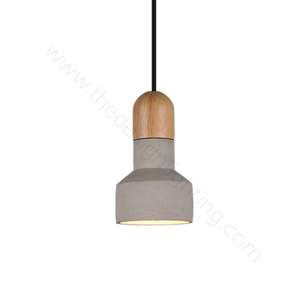 Pendant design lamp  QIE BAMBOO by Bentu Design (Grey)