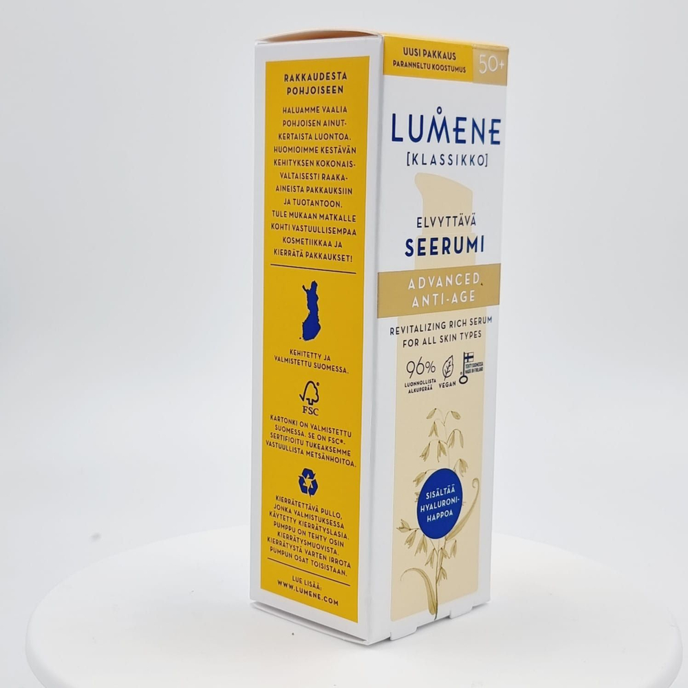 Сыворотка LUMENE CLASSIC Advanced Anti-age 50+ восстанавливающая 30 мл (из Финляндии)