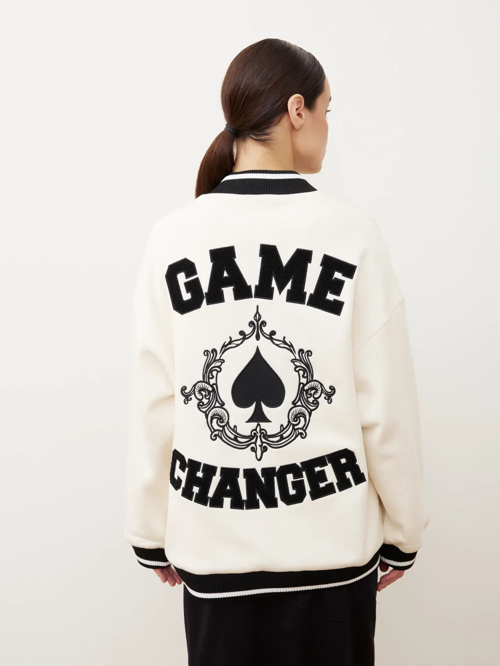 БОМБЕР «GAME CHANGER» МОЛОЧНЫЙ