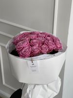 Букет из фиолетовых роз 17шт