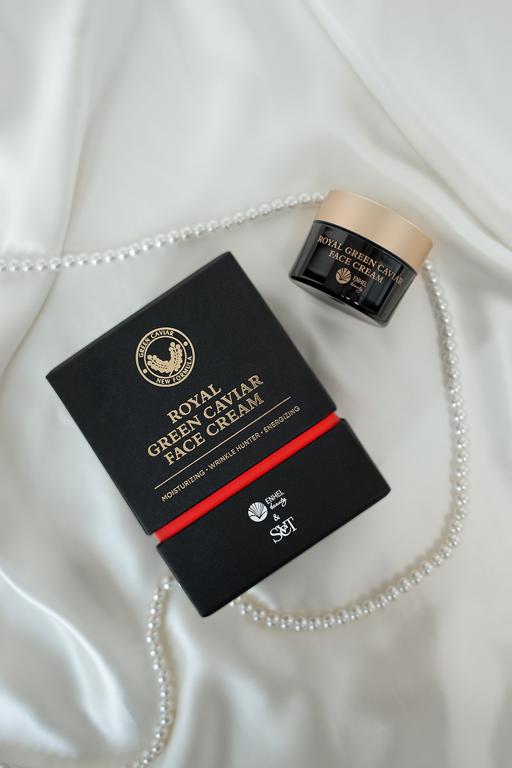 Королевский крем для лица с зеленой икрой Enhel Beauty (ROYAL GREEN CAVIAR FACE CREAM)
