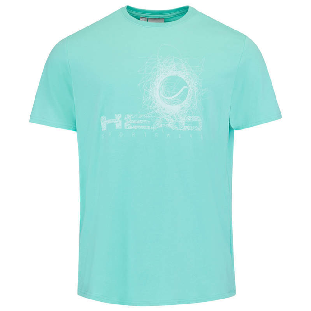 Футболка для мальчика теннисная Head Vision T-Shirt - turquoise