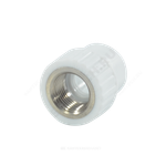 Муфта PP-R комбинированная белая Дн 25х1/2" ВР RTP (РосТурПласт) 10654