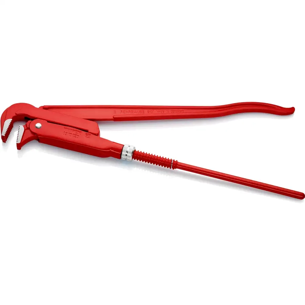 Клещи трубные 90° с красным порошковым покрытием 560 мм Knipex 83 10 020