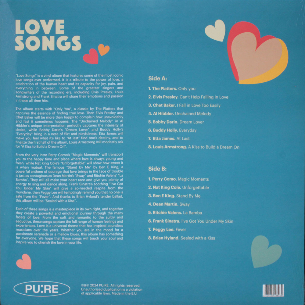 Сборник / Love Songs (Only In Russia) (Coloured Vinyl)(LP)