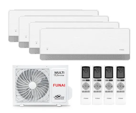 Мульти сплит-система Funai 4 x RAM-I-KMS25HP.W01/S / RAM-I-4OK85HP.01/U