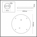 Накладной светильник Odeon Light Bergi 5064/24L
