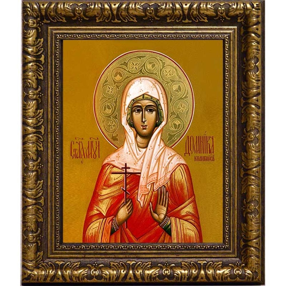 Домника (Домнина) Аназаровская (Киликийская) мученица. Икона на холсте.