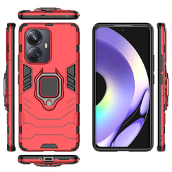 Противоударный чехол с кольцом Panther Case для Realme 10 Pro+ 5G