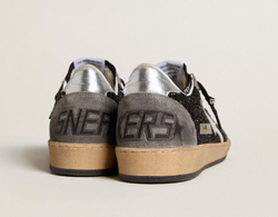Кеды Женские Ball Star in glitter with leather star and metallic leather heel tab