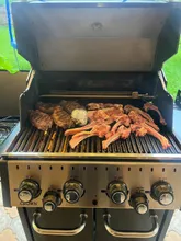 Газовый гриль Broil King Crown 490 Shadow, 6 горелок, вертел, чёрный