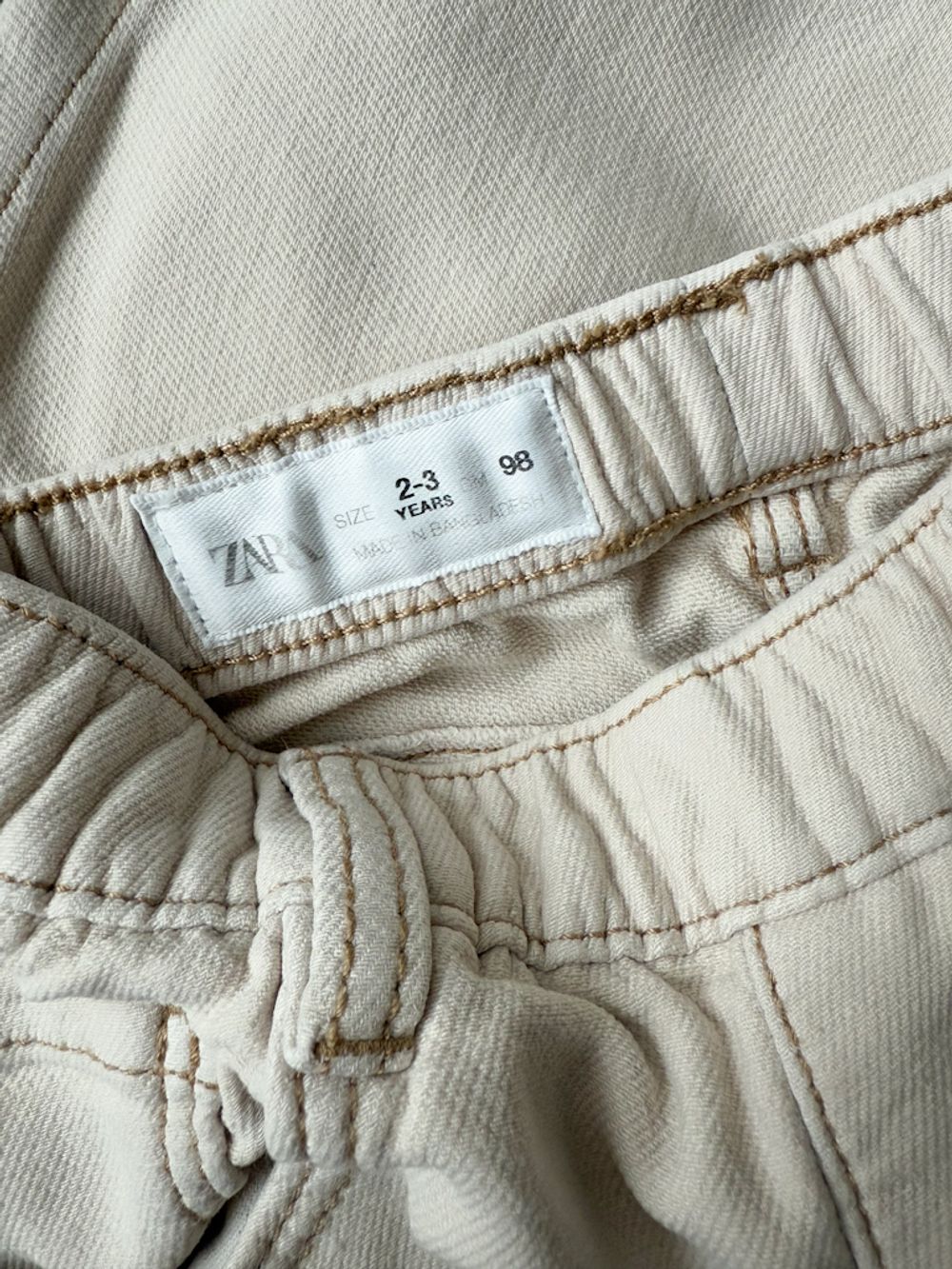 Хлопковые брюки Zara, 92-98