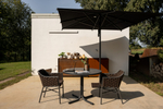 Зонт профессиональный 3х4 м Scolaro Napoli Standard, антрацит, черный