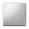 Переключатель проходной одноклавишный Systeme Electric ArtGallery Алюминий GAL000361