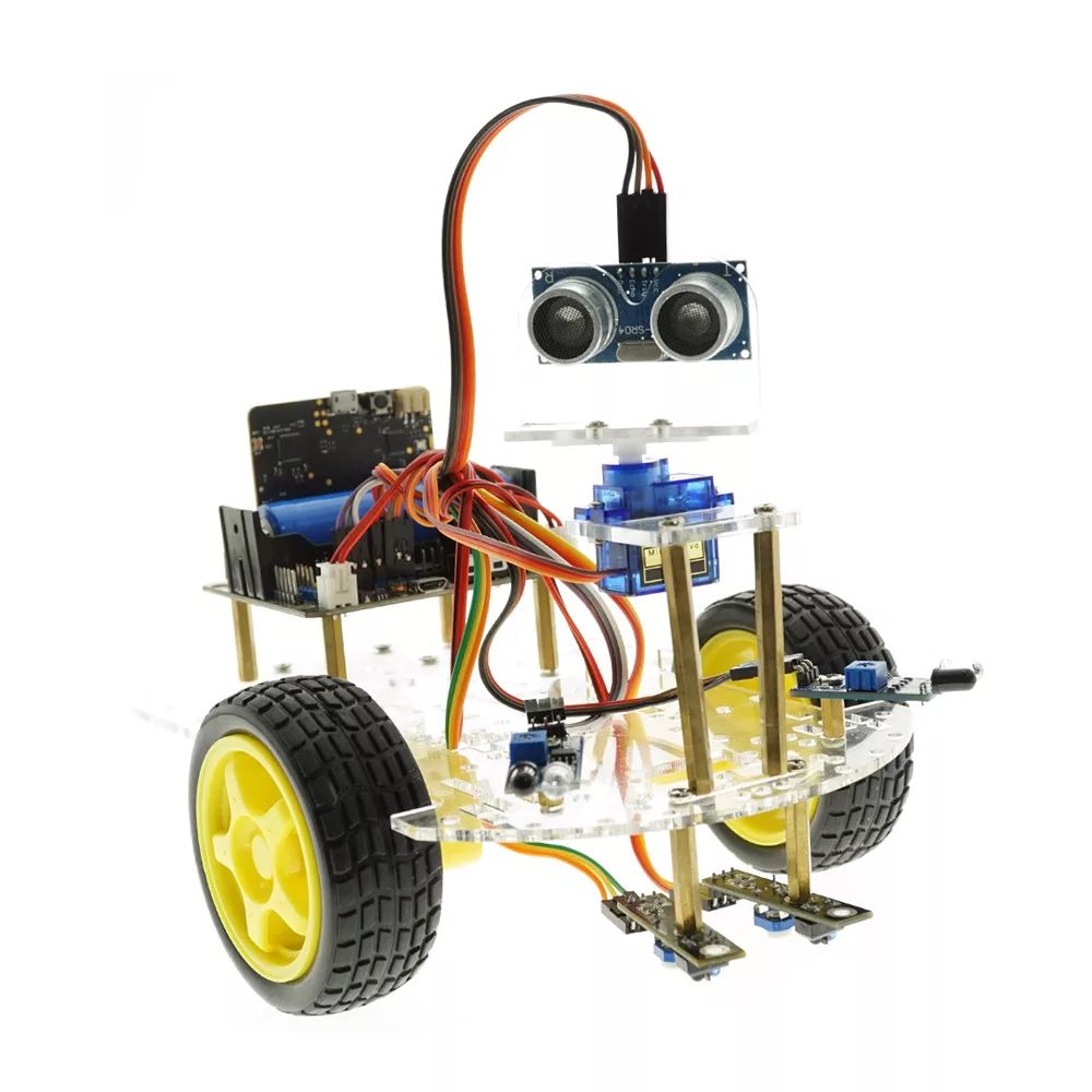 Конструктор-робот RoboCar-1 двухколёсный с контроллером