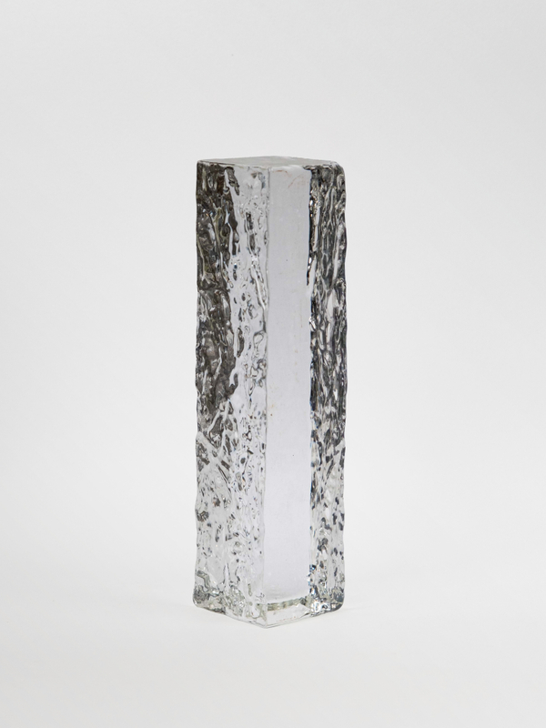 Стеклянный кирпич Glassio Айс бесцветный 20x5x5 см