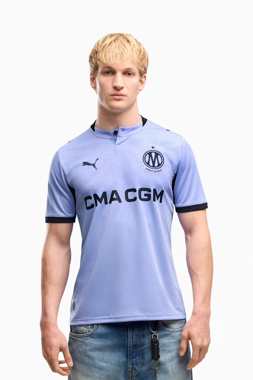 Футболка Puma Olympique de Marseille 26/27 3rd - фиолетовый