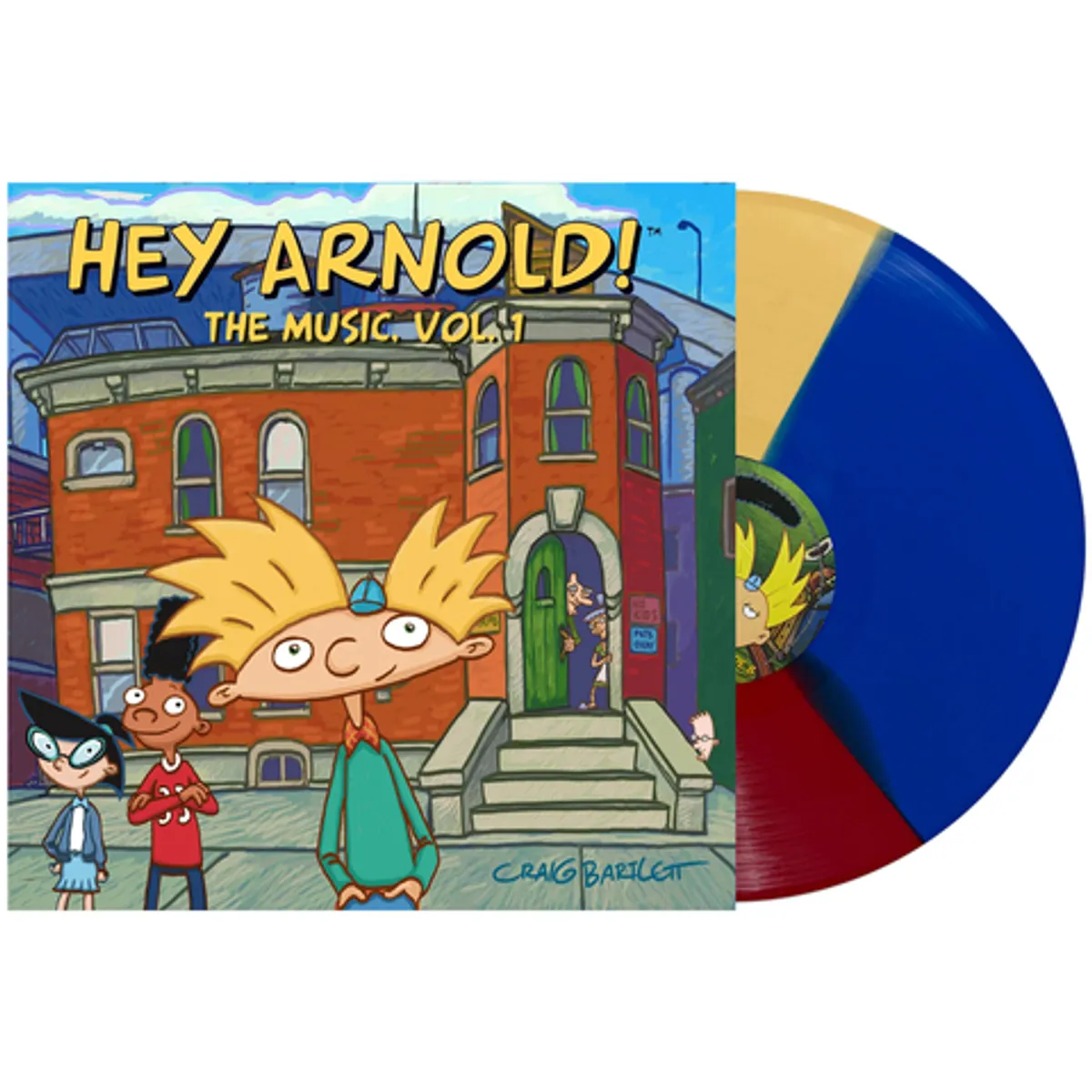 Виниловая пластинка. OST - Hey Arnold! Vol. 1 (Arnold Pie Chart Vinyl)