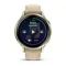 Garmin Venu 4 41 мм лунное золото смарт-часы с силиконовым ремешком цвета слоновой кости и дополнительным песочным кожаным ремешком