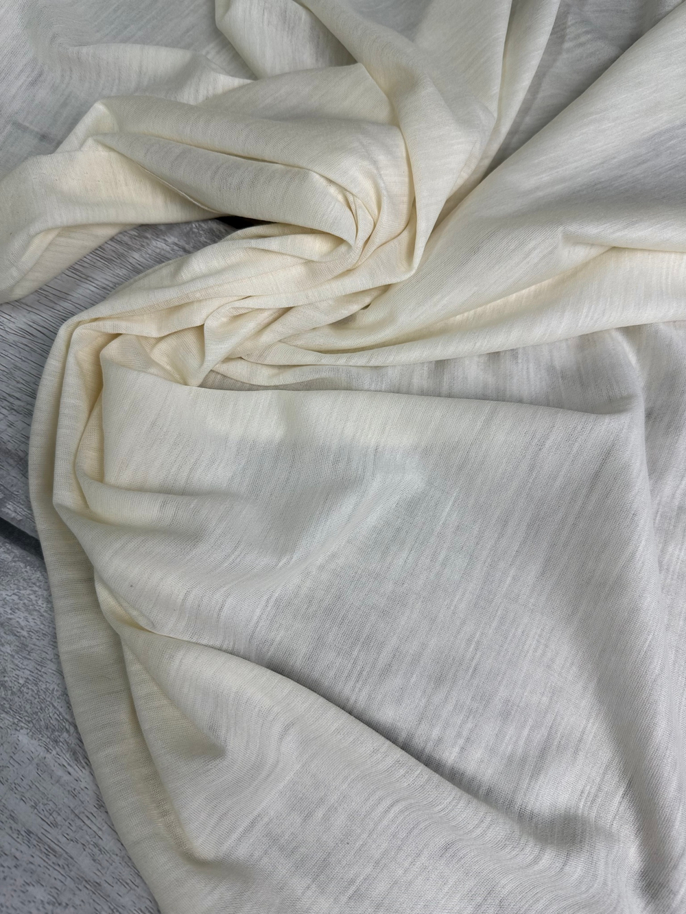 Трикотаж шерстяной тонкий, Светлое сливочное масло, Etro, Италия