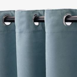 Комплект штор IKEA BIRTNA (БИРТНА), Темно-бирюзовый, 145x250 см, 2 шт