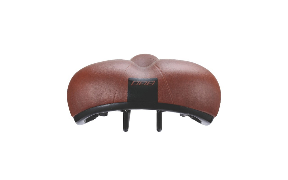 Седло BBB BaseShape Upright one piece cover коричневый