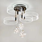 Потолочный светильник LED4U L1040-750 BK