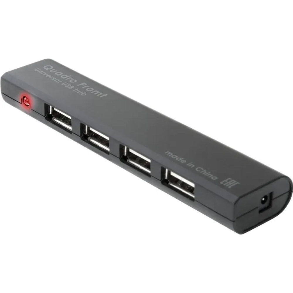 USB разветвитель Quadro Promt USB 2.0, 4 порта