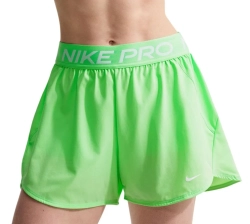 Женские теннисные шорты Nike Pro 2in1 - illusion green/white