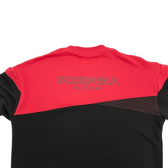 Свитшот Scorpena Collection черно-красный