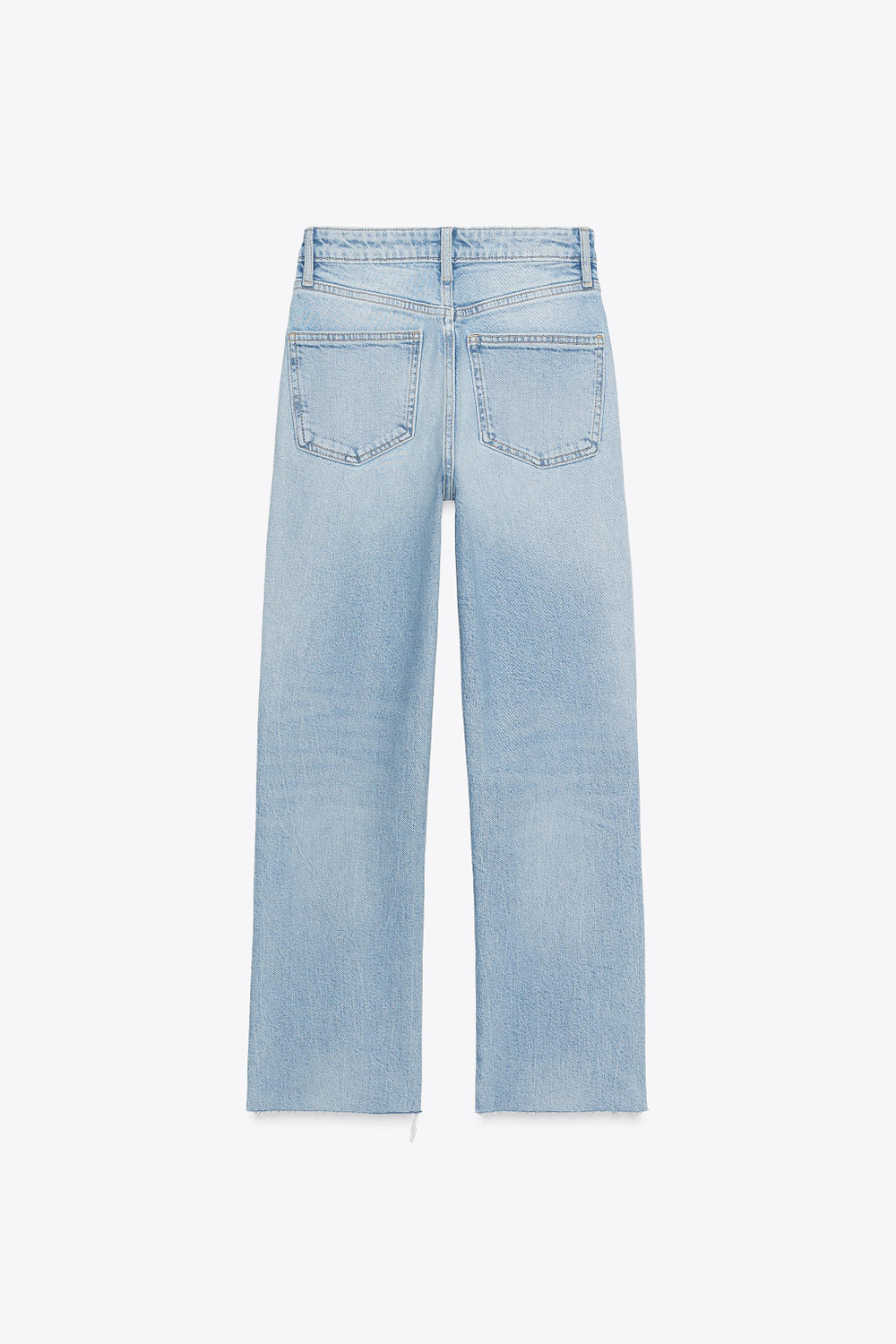 УКОРОЧЕННЫЕ ДЖИНСЫ-КЛЕШ TRF С ВЫСОКОЙ ПОСАДКОЙ — ZARA