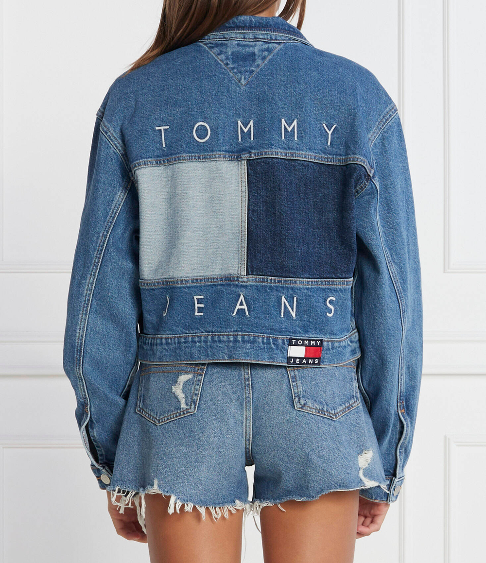 Джинсовая куртка Tommy Jeans - голубой(DW0DW16096)