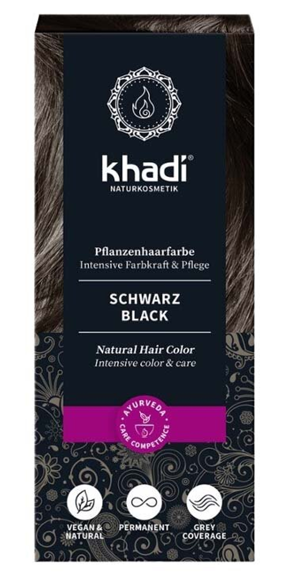 Цвет волос Хади: черный Khadi, 100 гр