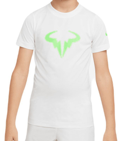 Футболка для мальчика теннисная Nike Rafa Training T-Shirt - белый