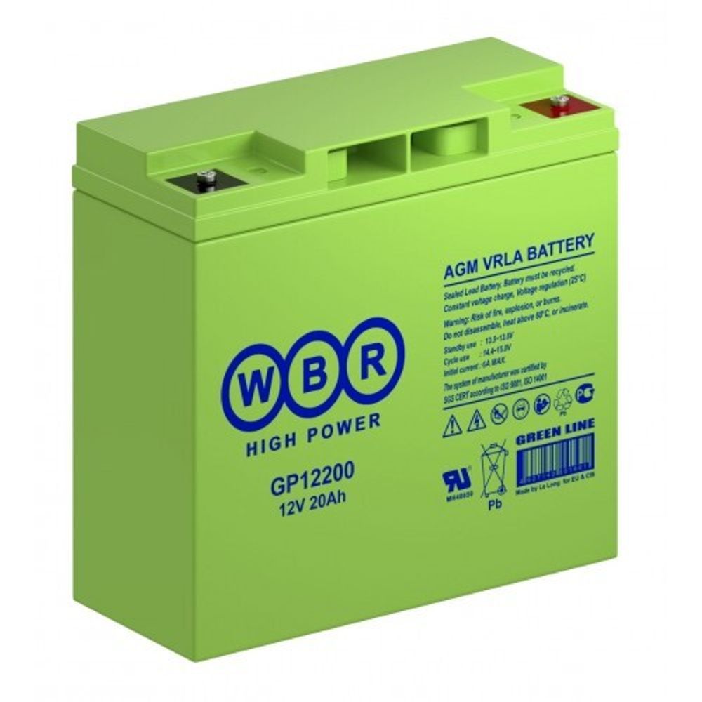 WBR GP 12200 аккумулятор WBR GP 12200 аккумулятор