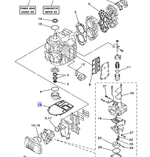 Прокладка дейвуда Yamaha 66T45113A0