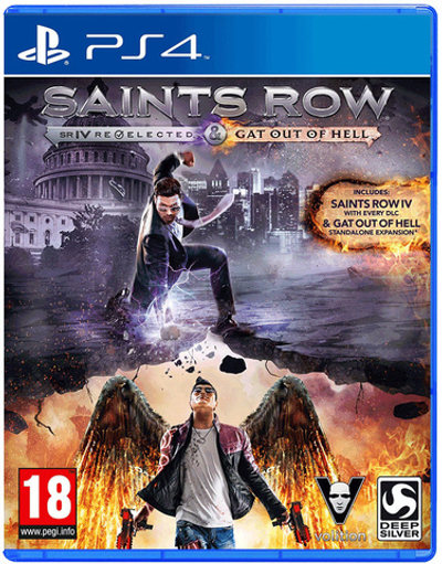 Saints Row IV: Re Elected + Saints Row: Gat out of Hell [PS4] NEW