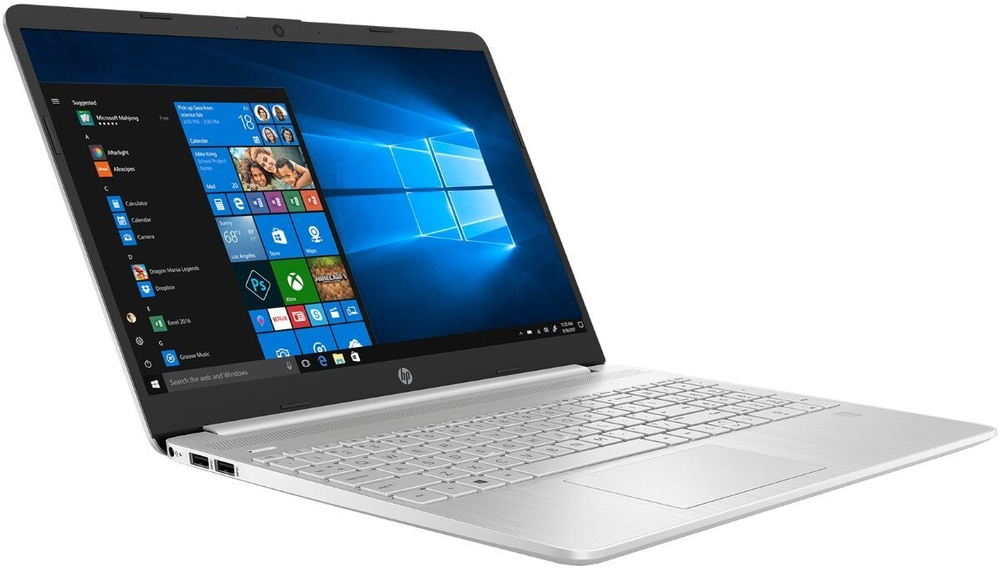 Ноутбук HP 15s-eq0053ur Ryzen 5 3500U/8Gb/SSD512Gb/AMD Radeon/15.6;/IPS/FHD (1920x1080)/Free DOS 3.0/silver/WiFi/BT/Cam 22R17EA