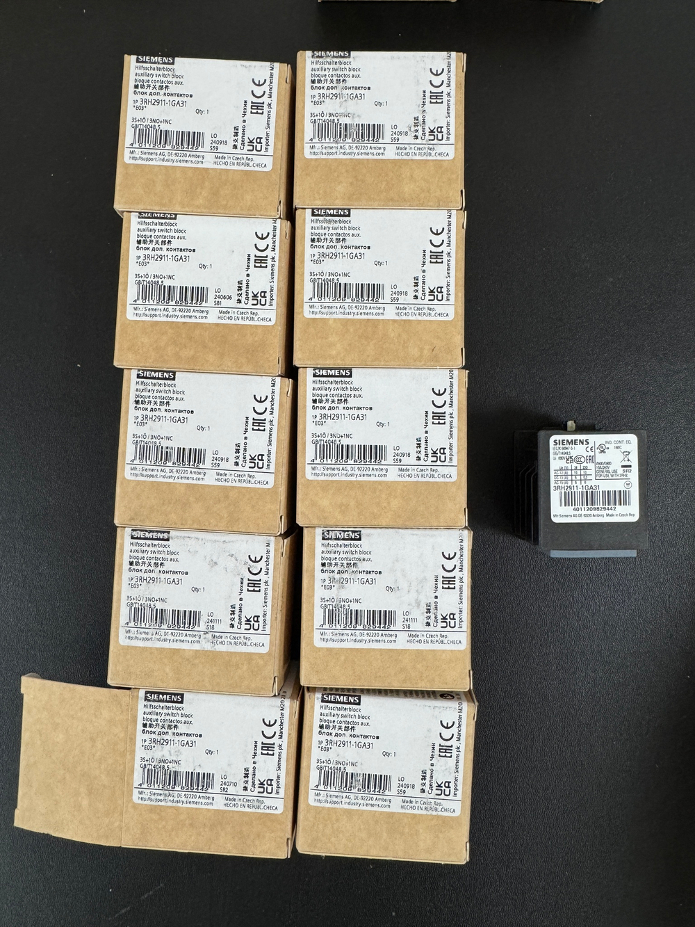 Контактный модуль 3RH2911-1GA31 Siemens