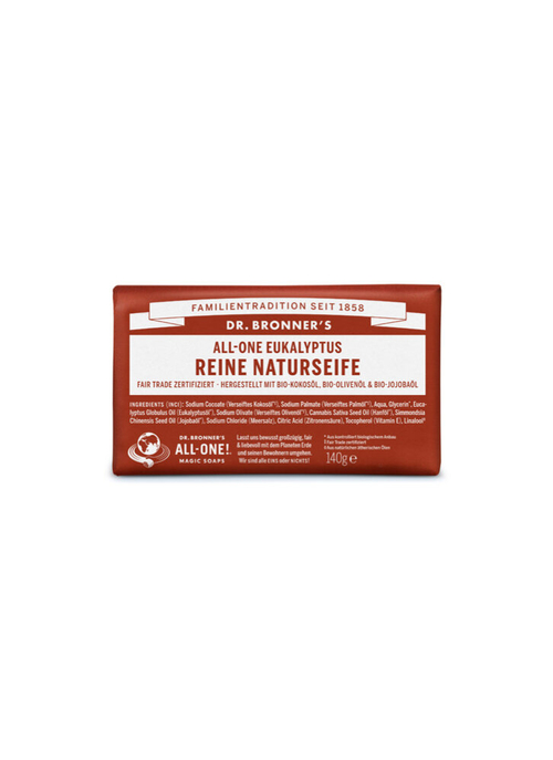 Натуральное мыло с эвкалиптом Dr. Bronner’s, 140 гр
