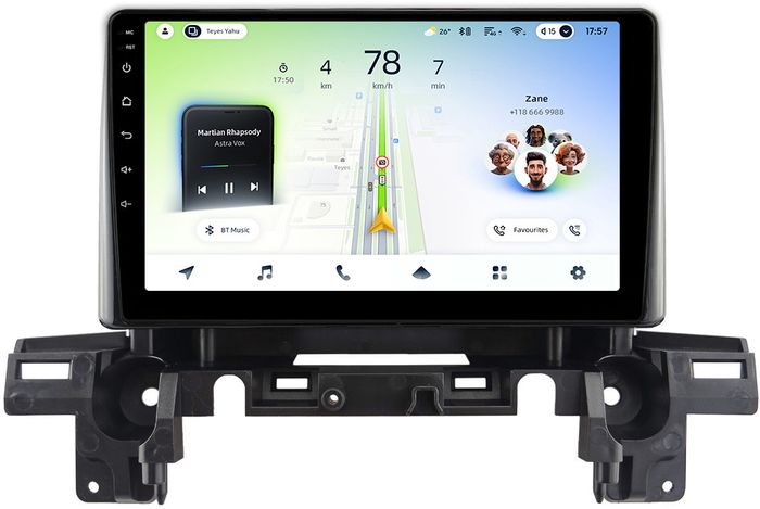 Магнитола для Mazda CX-5 KF 2017-2024, CX-8 - Teyes CC4L монитор 9" IPS, Android 14, Быстрая, Snapdragon 662, CarPlay, 4G SIM-слот
