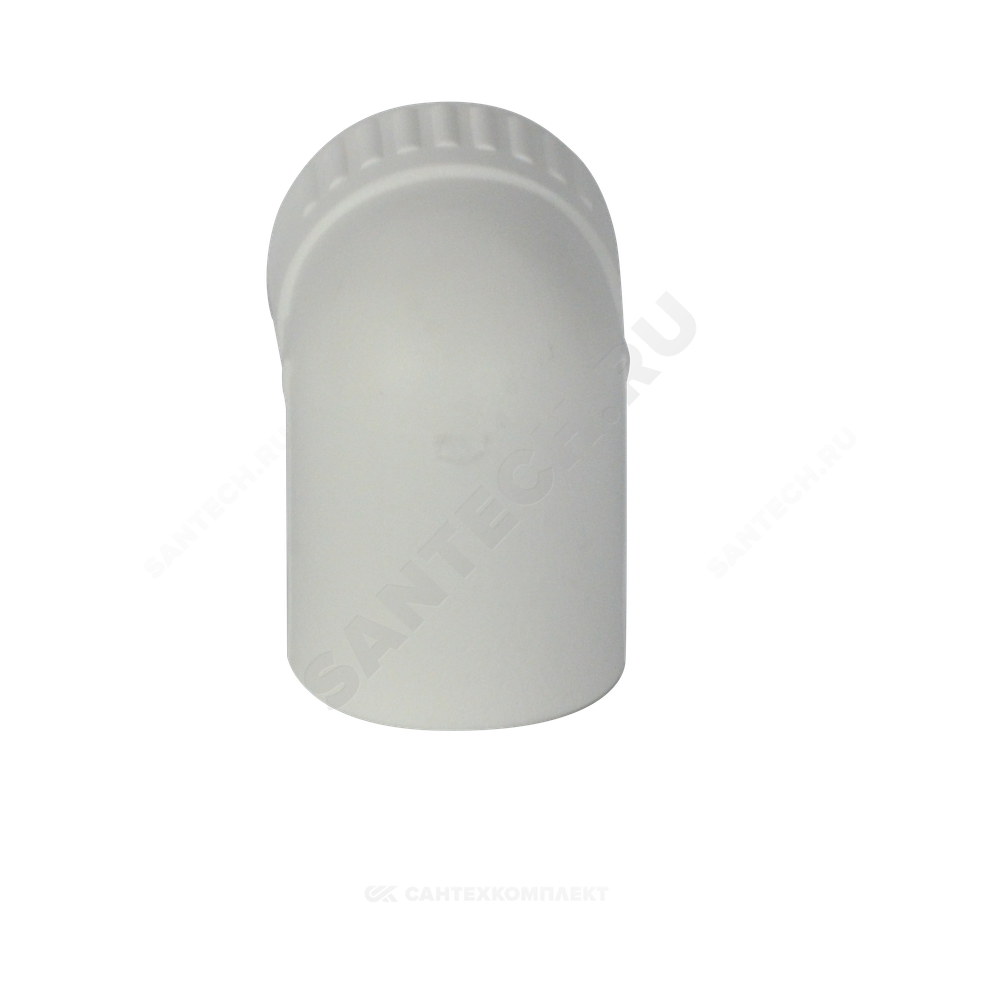 Угольник PP-R комбинированный белый Дн 20х3/4"х90гр ВР ZFPCL