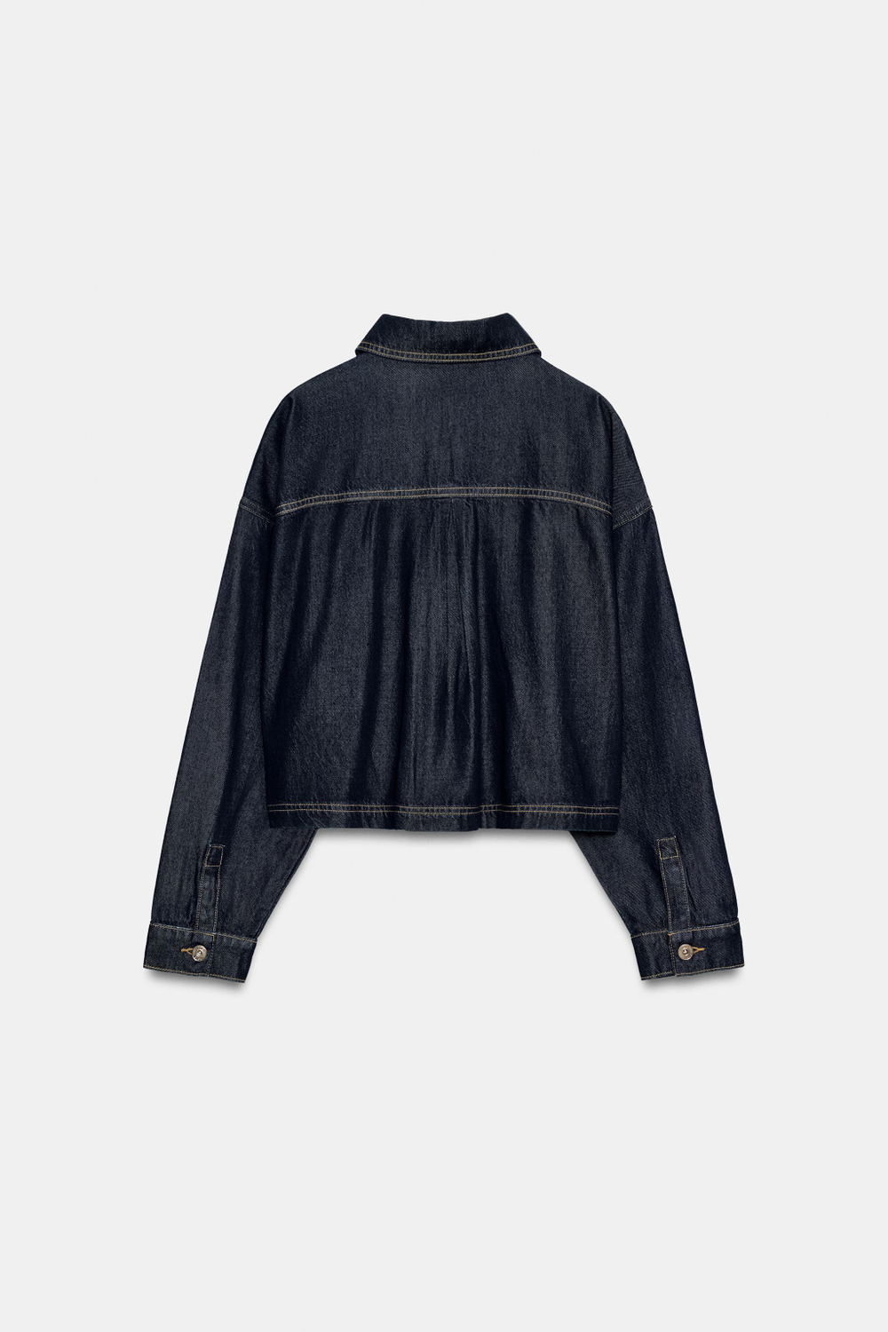 ZARA КОРОТКАЯ КУРТКА Z1975 НА МОЛНИИ, СИНИЙ