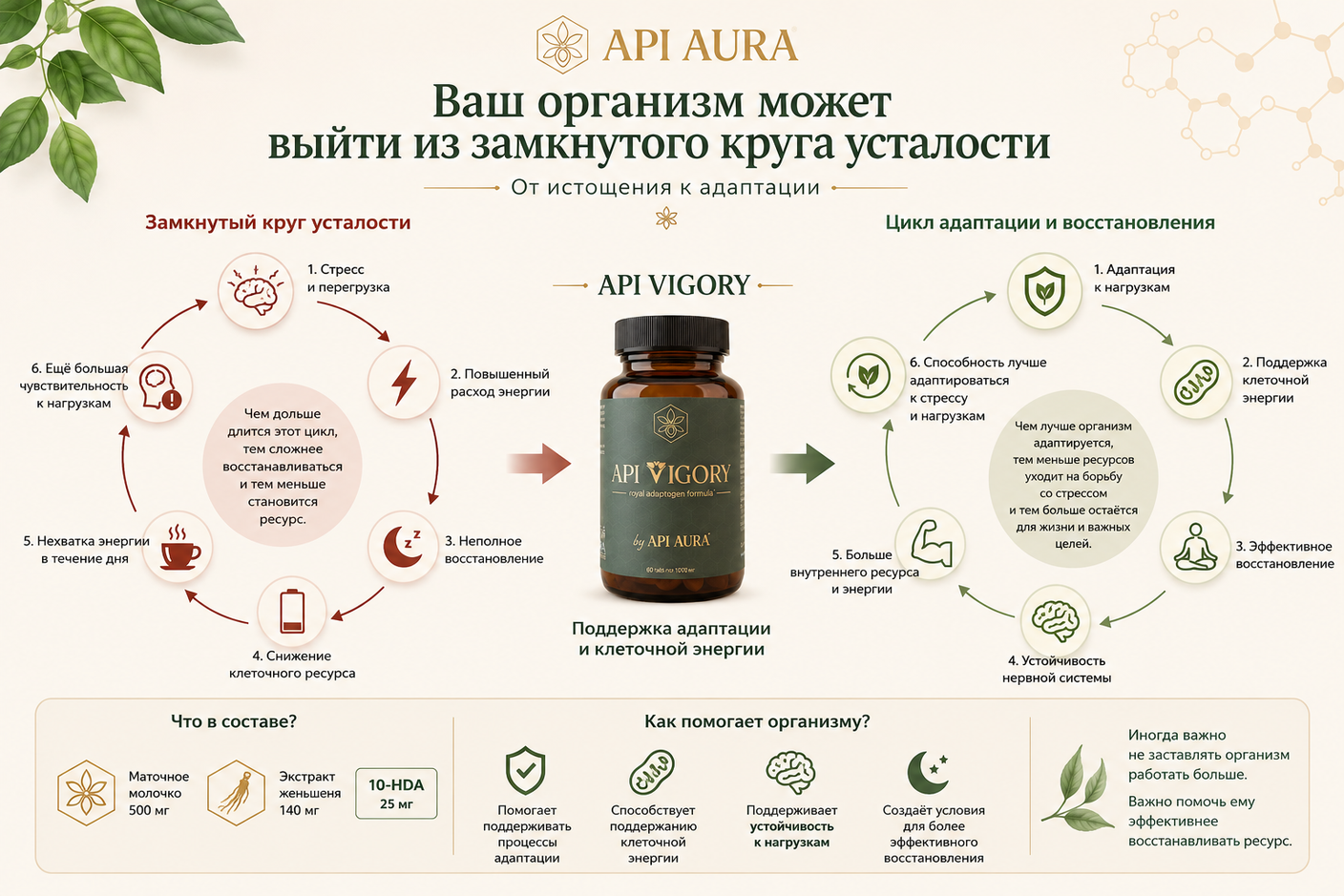 Почему отдых перестаёт помогать? Замкнутый круг усталости и путь к восстановлению.