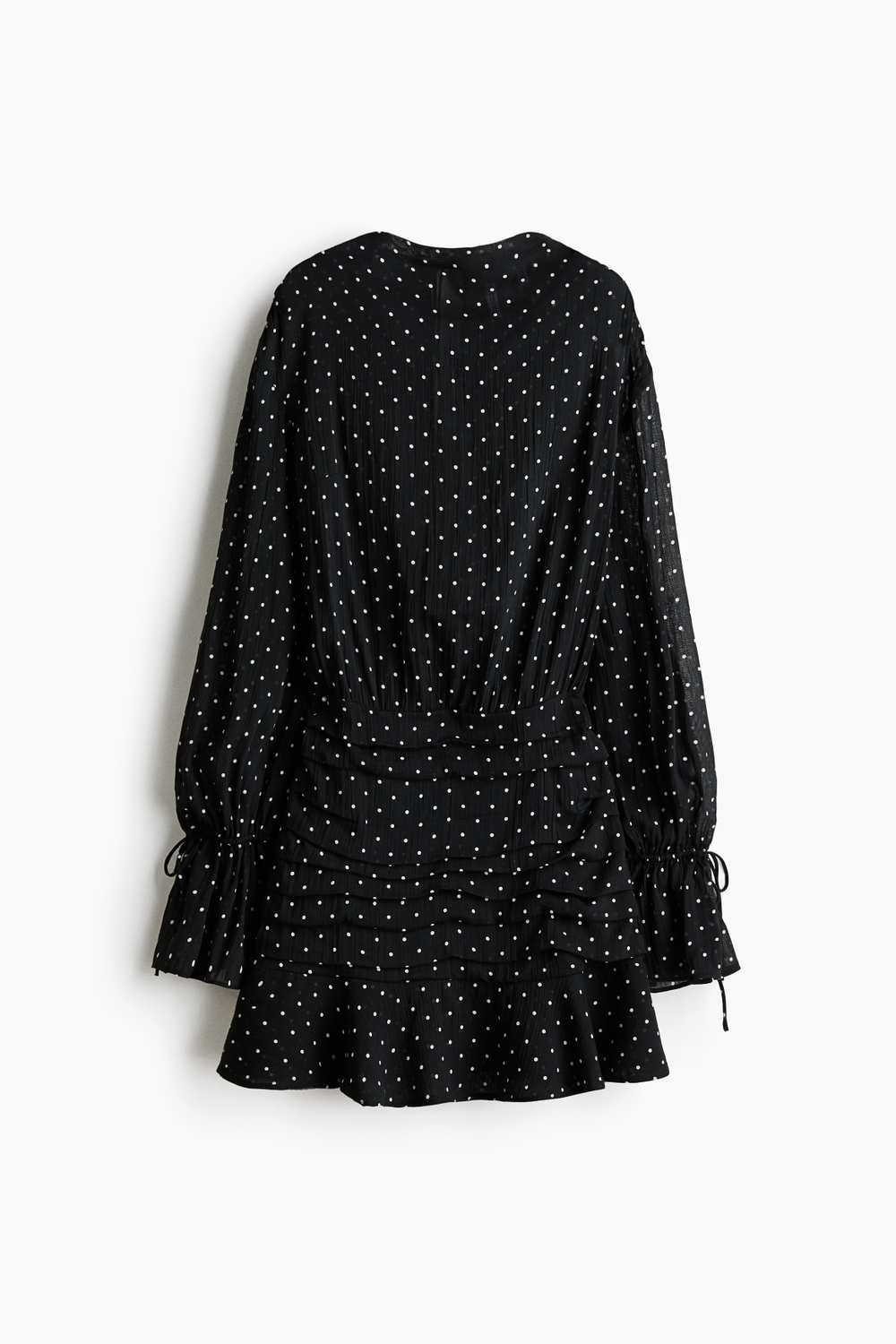 Платье со складками и вырезом «лодочка» - H&M