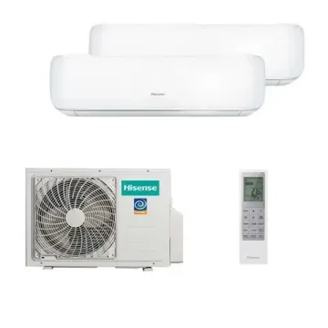 Мультисплит система на 2 комнаты Hisense AMS-09UW4RVETG00 x 2 / AMW2-18U4RXC