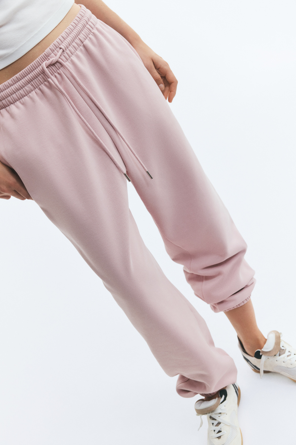Спортивные брюки из смеси хлопка - H&M