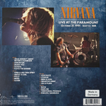 Nirvana ‎– Live At The Paramount 2LP (Европа 2019г.)